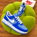 Blue & White Air Force Style Sneakers