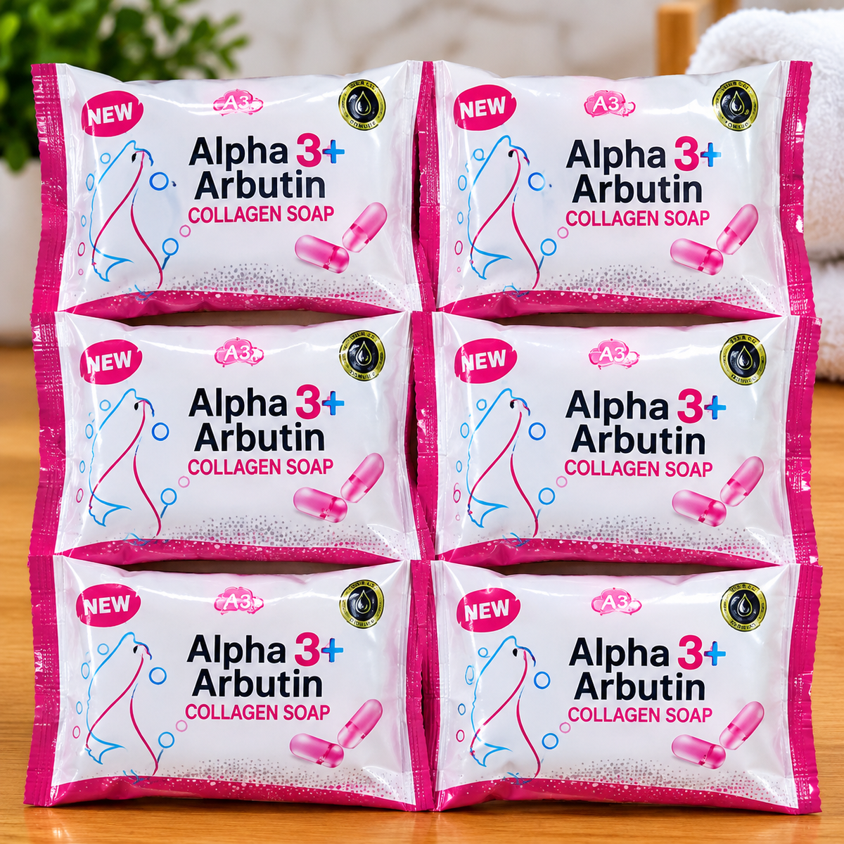 Alpha 3+ Arbutin Collagen Soap