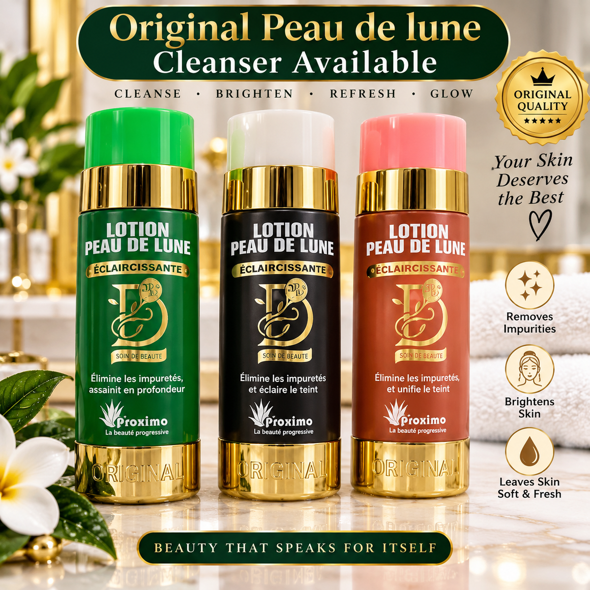 Peau de Lune Body Lotion – 3 Variants