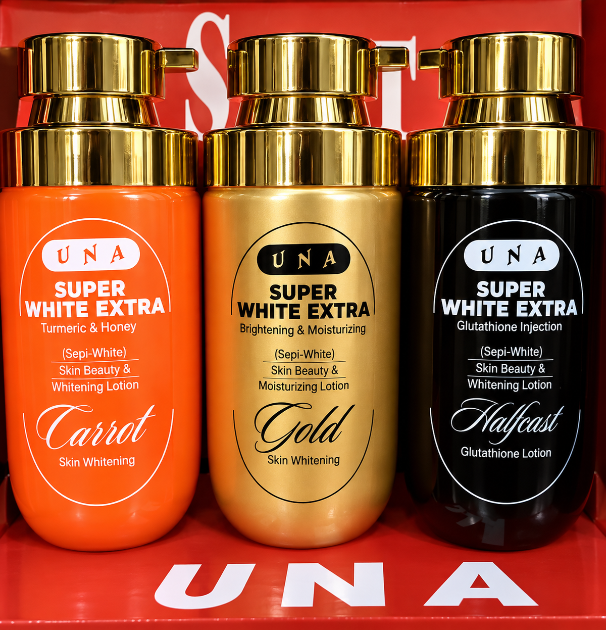 UNA Super White Extra Face & Body Lotion – 500ml