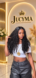 26” 200g SDD Pixie Curls 5/5 Closure Wig