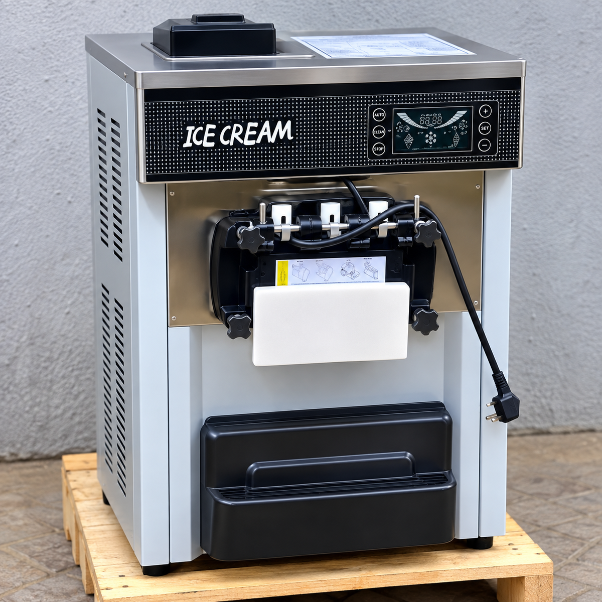 Commercial Tabletop Soft Serve Ice Cream Machine