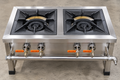2-Burner Commercial Stockpot Cooker