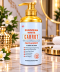 European White Carrot Face &amp; Body Lotion 500ml – Brightening &amp; Moisturizing Care