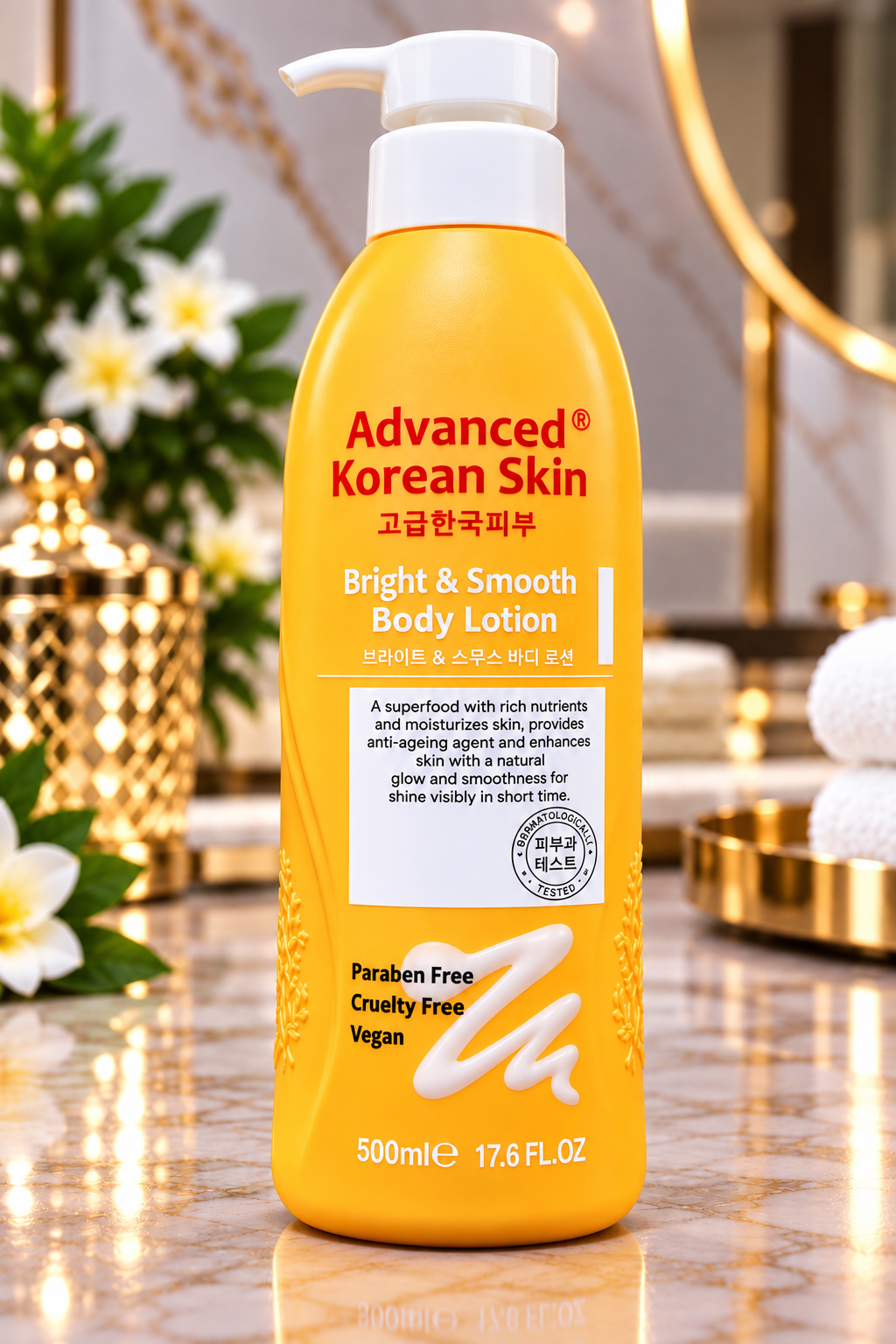 Advanced Korean Skin Bright & Smooth Body Lotion