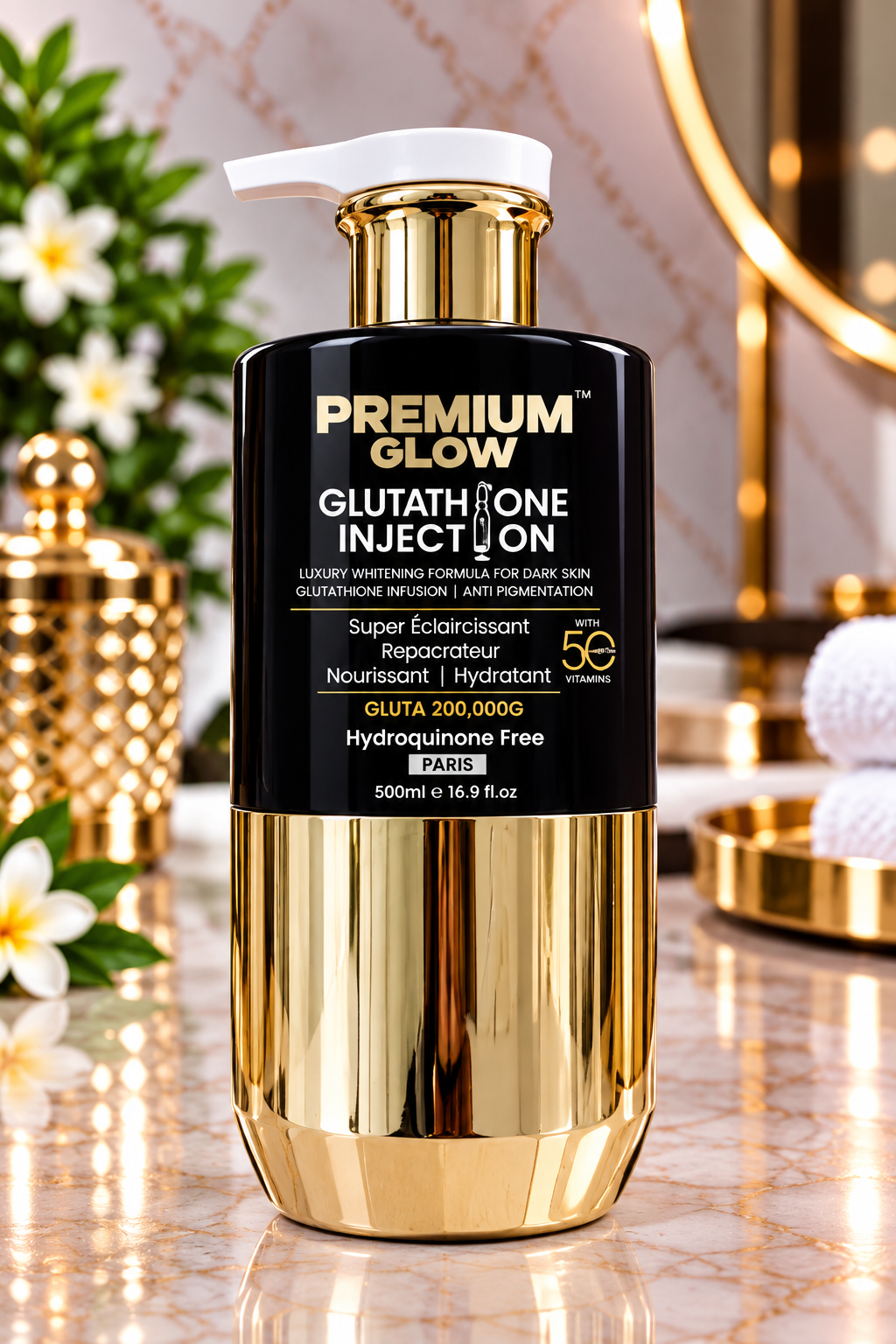 Premium Glow Glutathione Injection Body Lotion 500ml