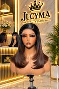 SDD Layered Bob Wig – HD Closure, T1B/2 Natural Brown