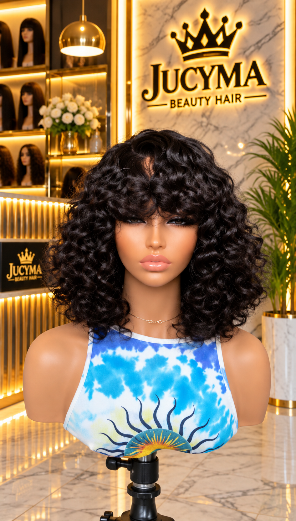 Celebrity Fringe Wig – Natural Color