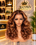 16" 5×5 Piano Bounce Wig – Very Full & Long