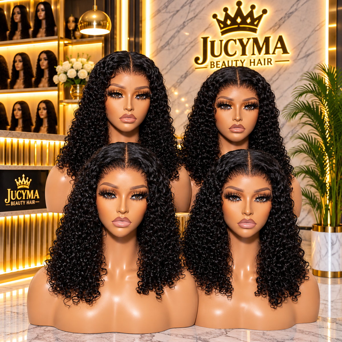 5×5 Pixy Curl Wig – 18" Natural Color