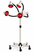 4-Head Infrared Therapy Lamp – Adjustable Wheeled Stand