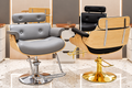 Luxury Wooden Salon Styling Chair – Modern Hydraulic Chair