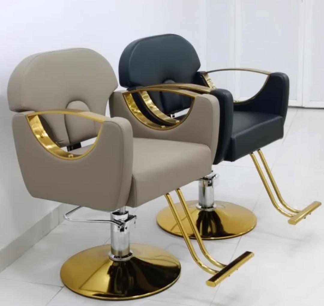 Gold Coated Salon Chair