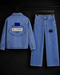 Premium Denim Jacket & Jeans Set – 2-Piece