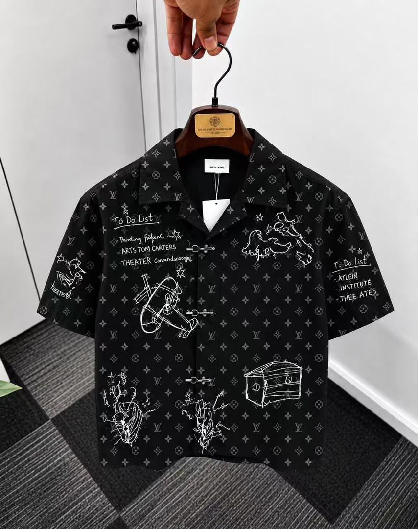 Premium Casual Printed Button-Up Shirt