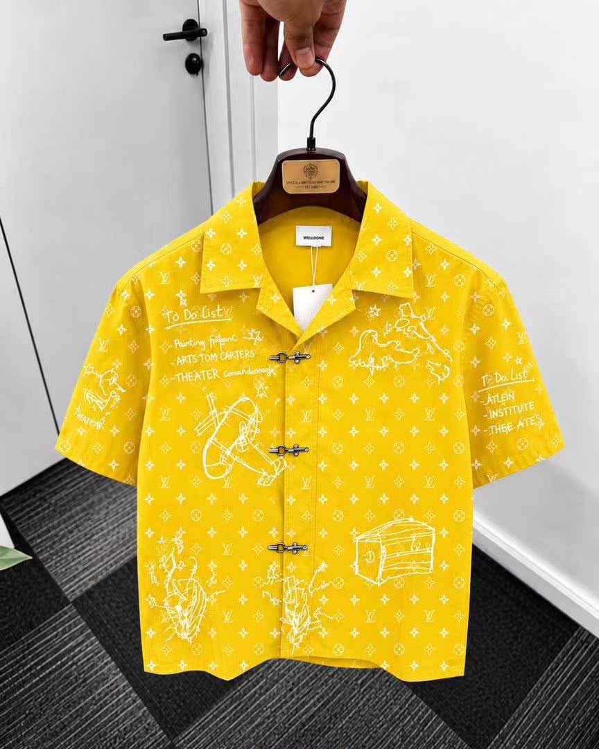 Premium Casual Printed Button-Up Shirt