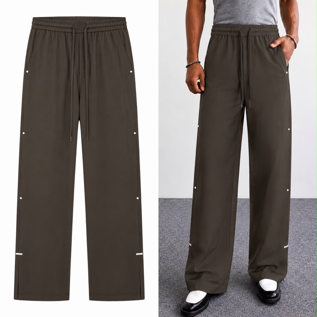 Men's Casual Straight-Leg Pants