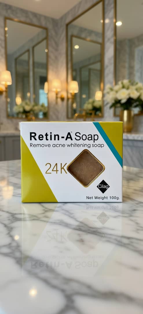 Retin-A 24K Gold Soap – Facial & Body Cleansing Bar