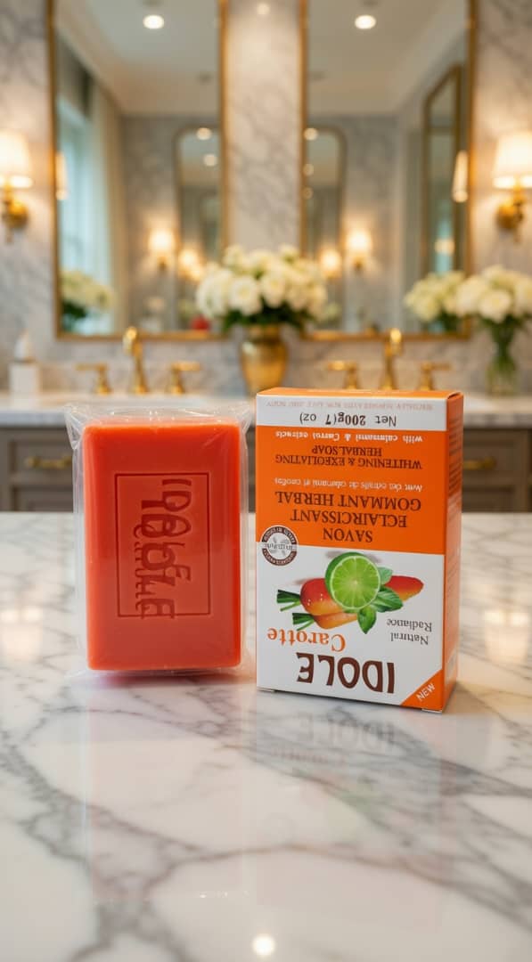 IDOLÉ Carotte Herbal Whitening & Exfoliating Soap 200g – Natural Radish
