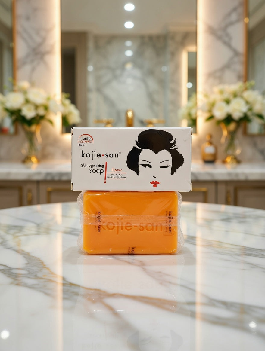 Kojie-San Classic Skin Lightening Soap – Facial & Body Cleansing Bar