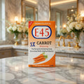 E45 3X Carrot Whitening Soap – Purifying & Exfoliating with Alpha Arbutin