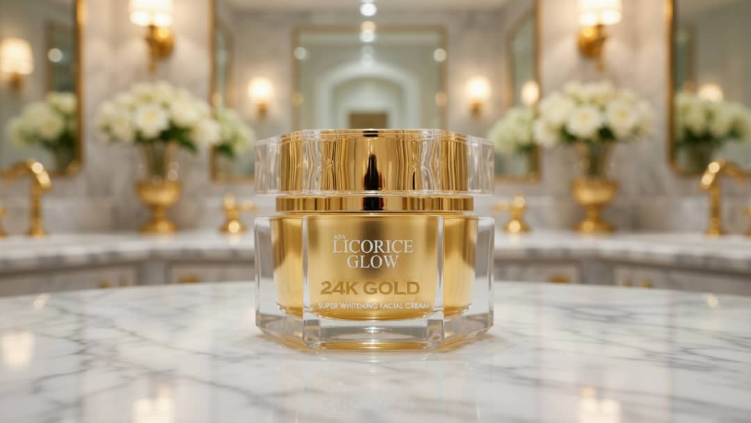 Licorice Glow 24K Gold Super Whitening Facial Cream