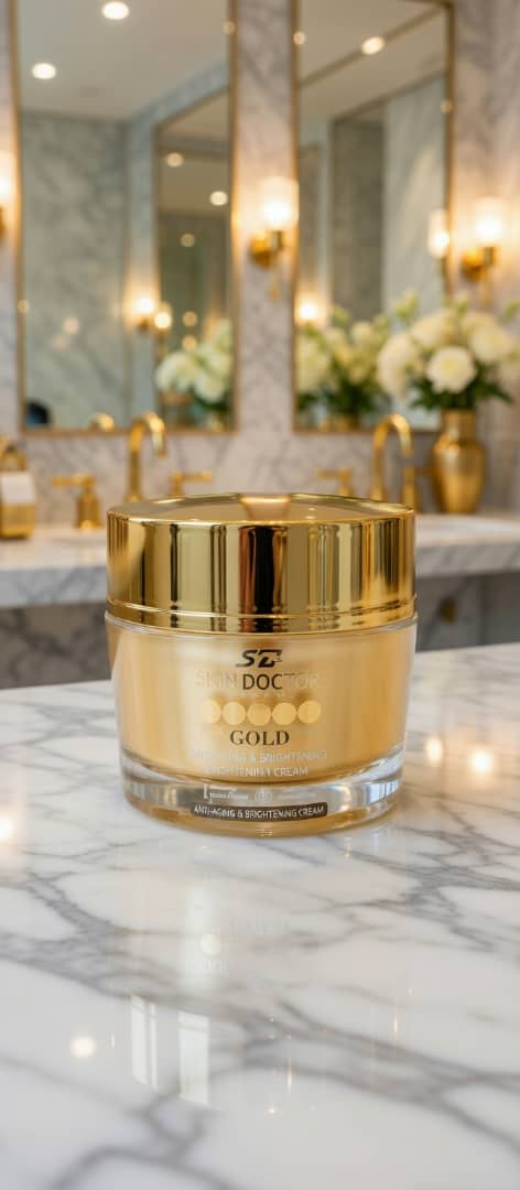 Skin Doctor Gold Anti-Aging & Brightening Face Cream – Radiant Skin Care