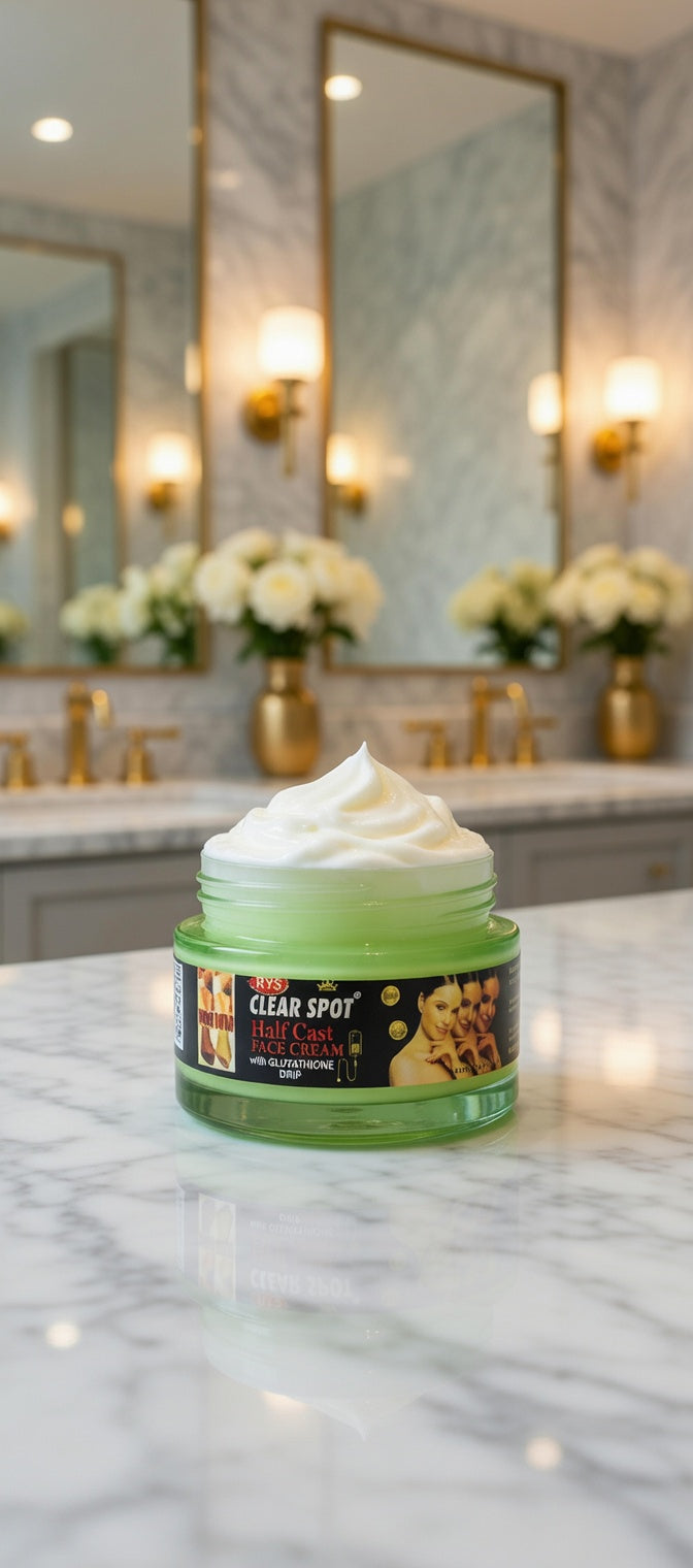 RYS Clear Spot Half Cast Face Cream with Glutathione Drip – 50g