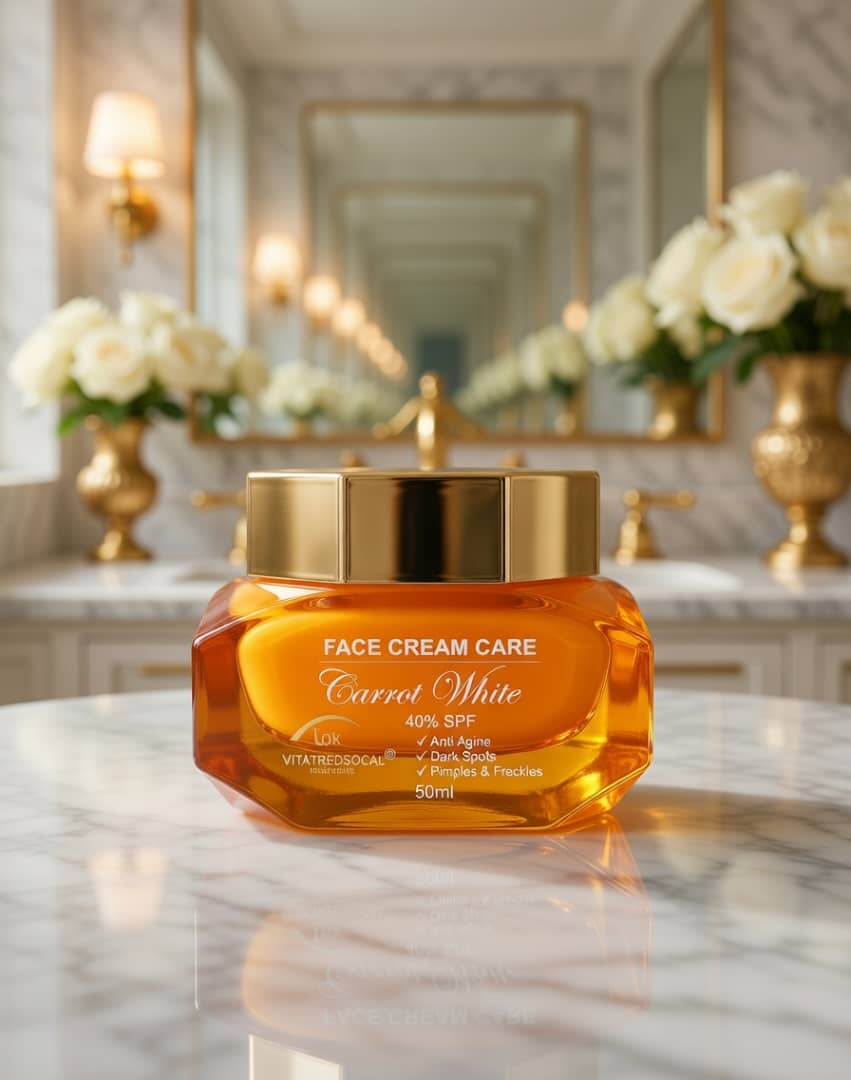 Lok E45 Carrot White Face Cream Care 50ml – SPF 40 Facial Cream