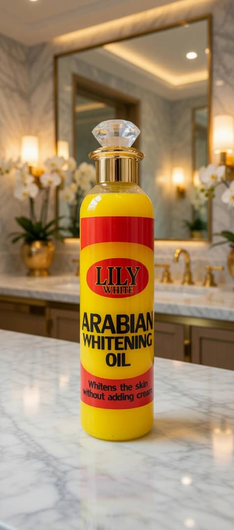 Lily White Arabian Whitening Oil 250ml – Brightening & Even-Tone Body Oil
