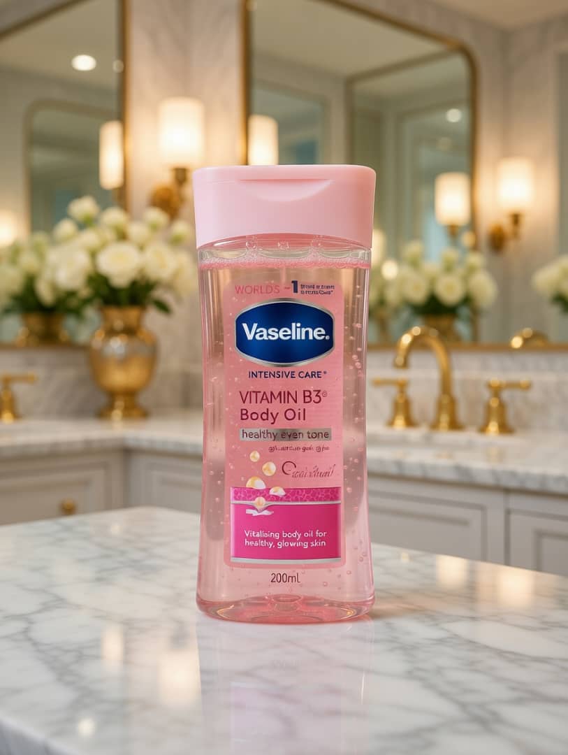 Vaseline Intensive Care Vitamin B3 Body Oil 200ml – Healthy Even Tone