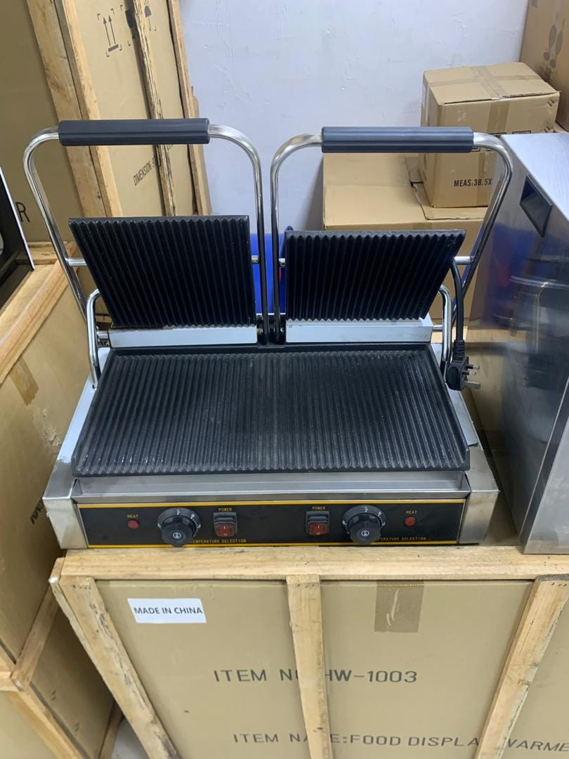 Commercial Double Contact Grill – Heavy-Duty Panini & Sandwich Grill