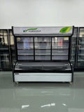Large Commercial Beverage Display Chiller – Multideck Glass Showcase Refrigerator