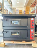 2-Deck Commercial Pizza Oven – Double Chamber Heavy-Duty Baking Oven