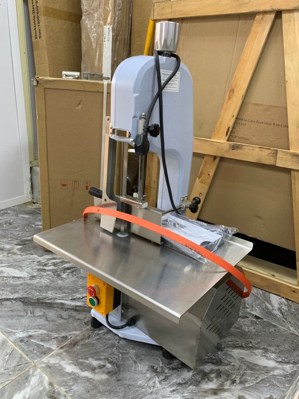 Commercial Electric Bone Saw Machine – Stainless Steel Meat & Bone Cutter