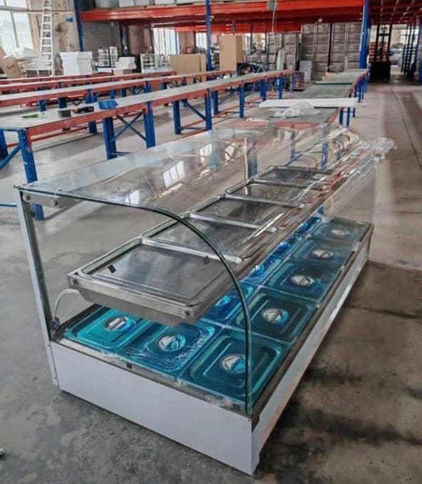 20-Pan Commercial Food Warmer & Bain Marie Display Counter