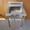 Commercial Stainless Steel Single Sink – Heavy-Duty Kitchen Sink