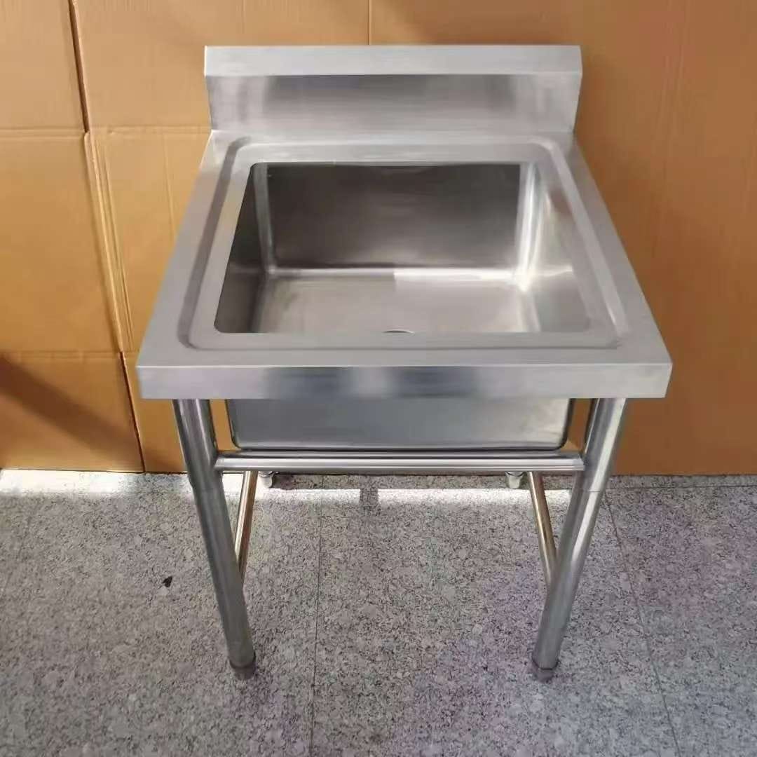 Commercial Stainless Steel Single Sink – Heavy-Duty Kitchen Sink
