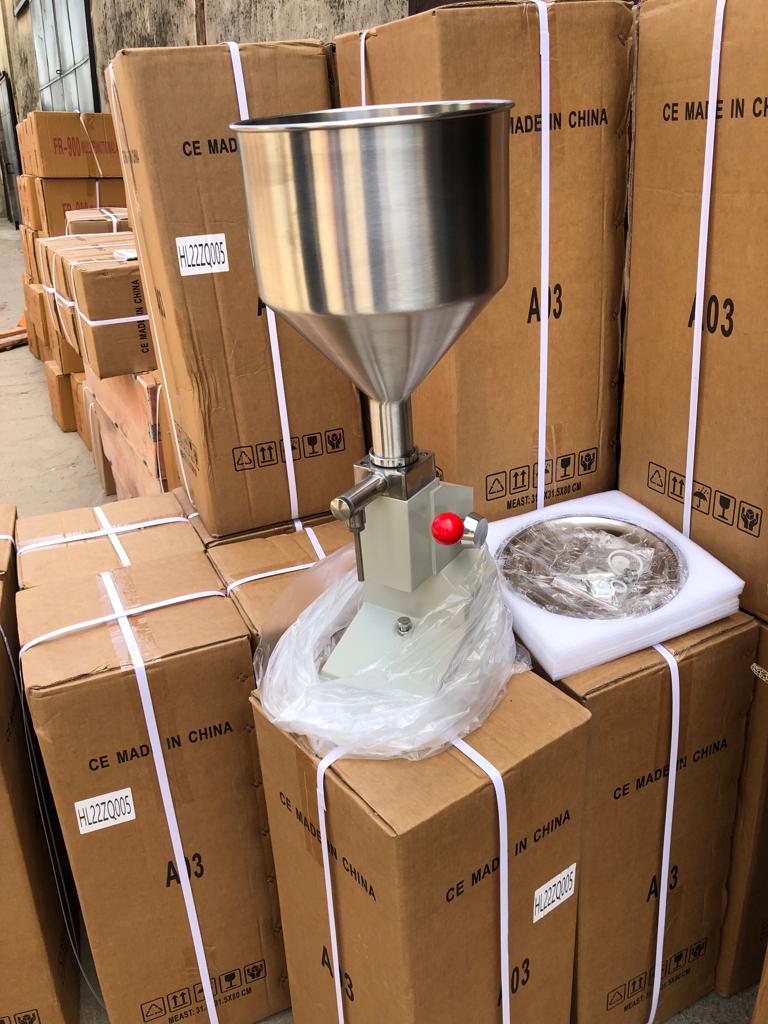 Manual Liquid & Paste Filling Machine – Stainless Steel Hand-Operated Filler