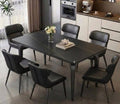 Premium 6-Seater Black Dining Table & Chairs Set – Modern Luxury Dining Set