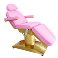 Premium Electric Beauty Treatment Chair – Pink & Gold