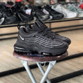 Air Cushion Running Style Sneakers – Black & Grey
