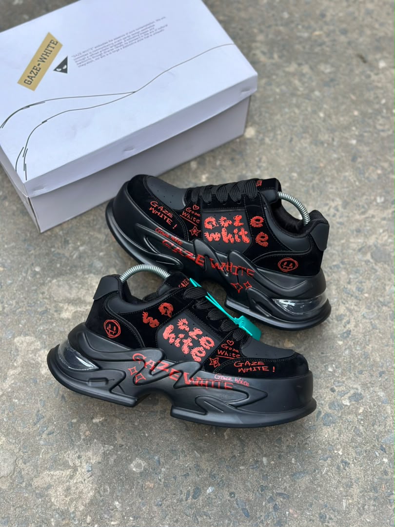 Premium Graphic Running Style Sneakers – Multiple Colors