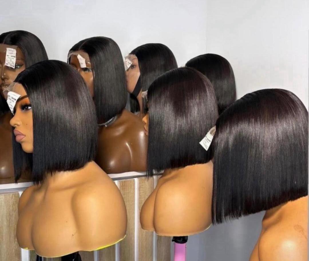 10" Vietnamese Bone Straight Wig – 2×6 Closure