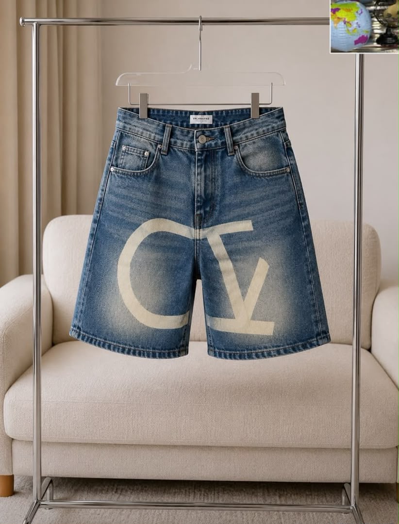 Unisex Denim Shorts Jeans – Graphic Print Casual Shorts