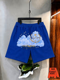 Unisex Denim Shorts – Graphic Print Casual Shorts