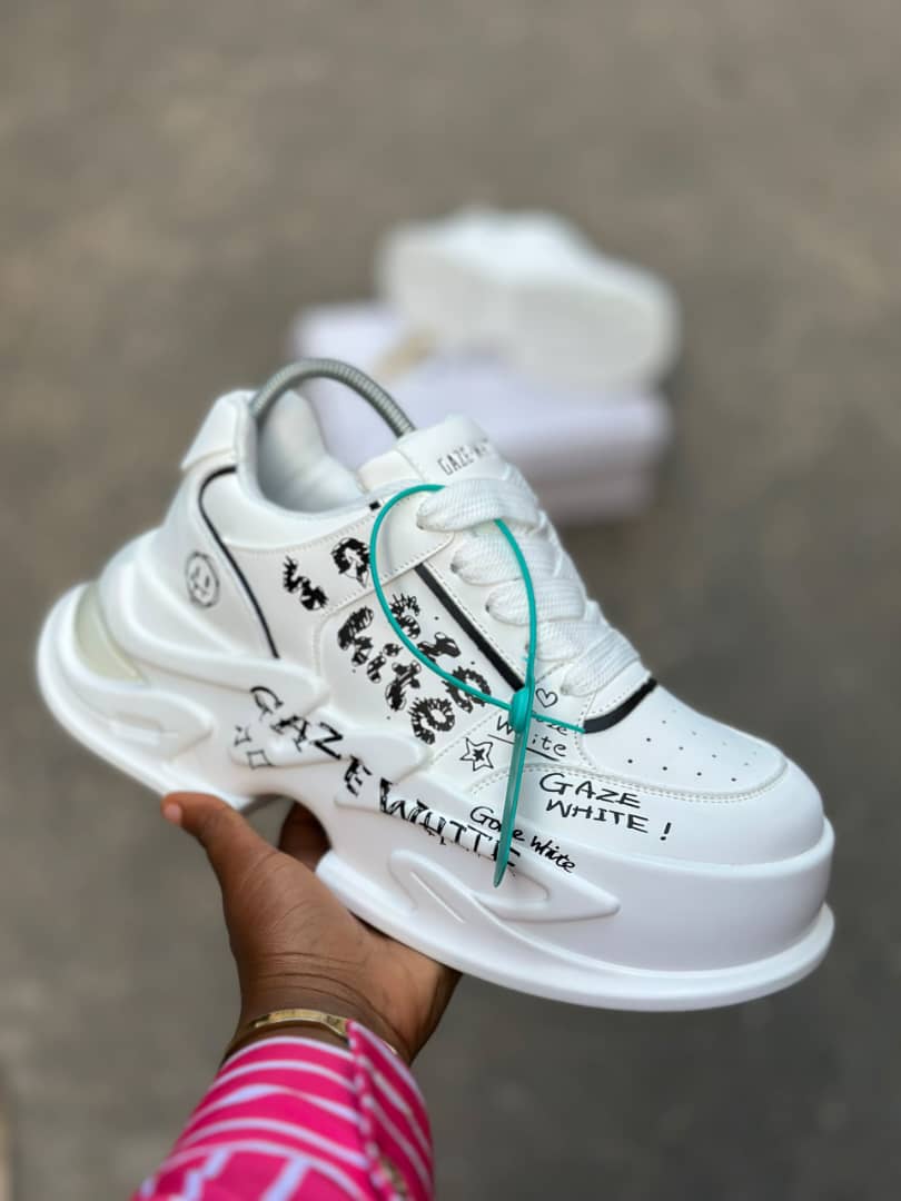 Premium Graphic Running Style Sneakers – Multiple Colors