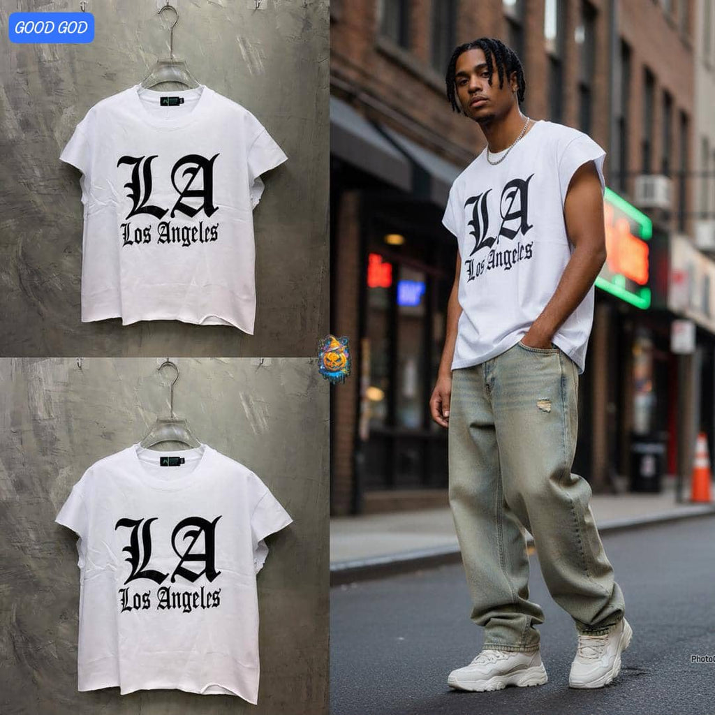 Unisex Sleeveless Graphic Shirt – Los Angeles Style