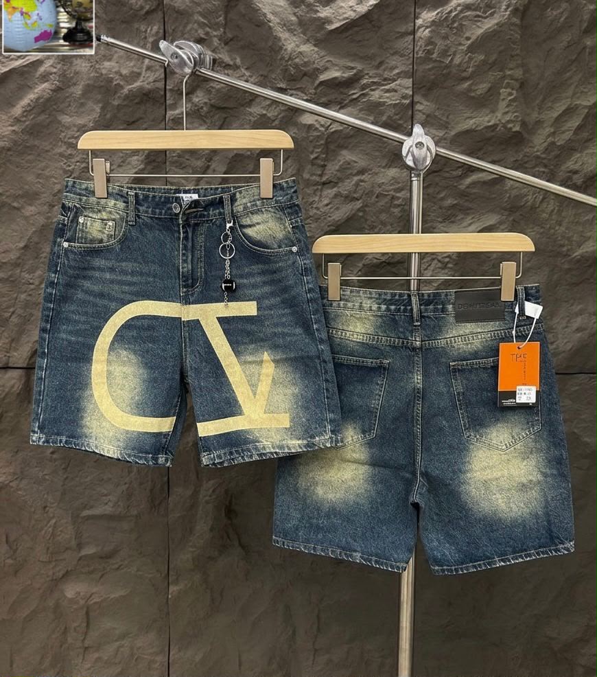 Unisex Denim Shorts Jeans – Graphic Print Casual Shorts