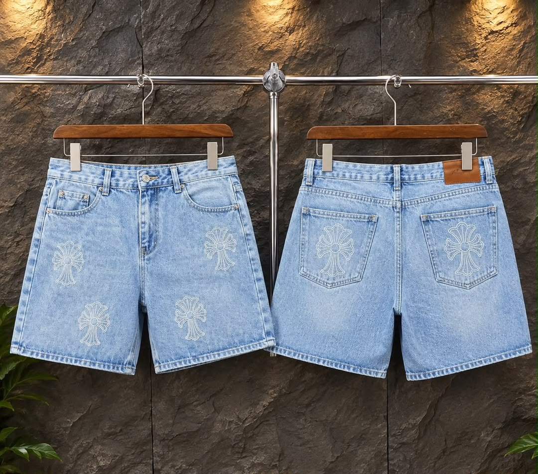 Unisex Denim Shorts Jeans – Graphic Print Casual Shorts